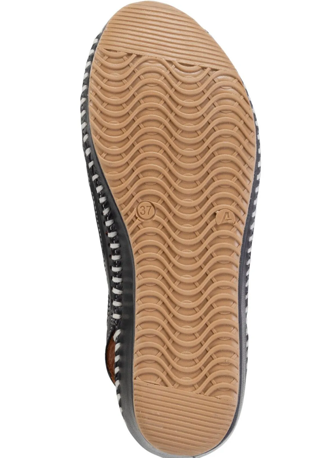 ELENA EDEN Sandalette aus weichem, perforiertem Nappaleder