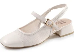 ELENA EDEN, schicke Damen-Slingpumps, Weite G, mit Klettverschluss