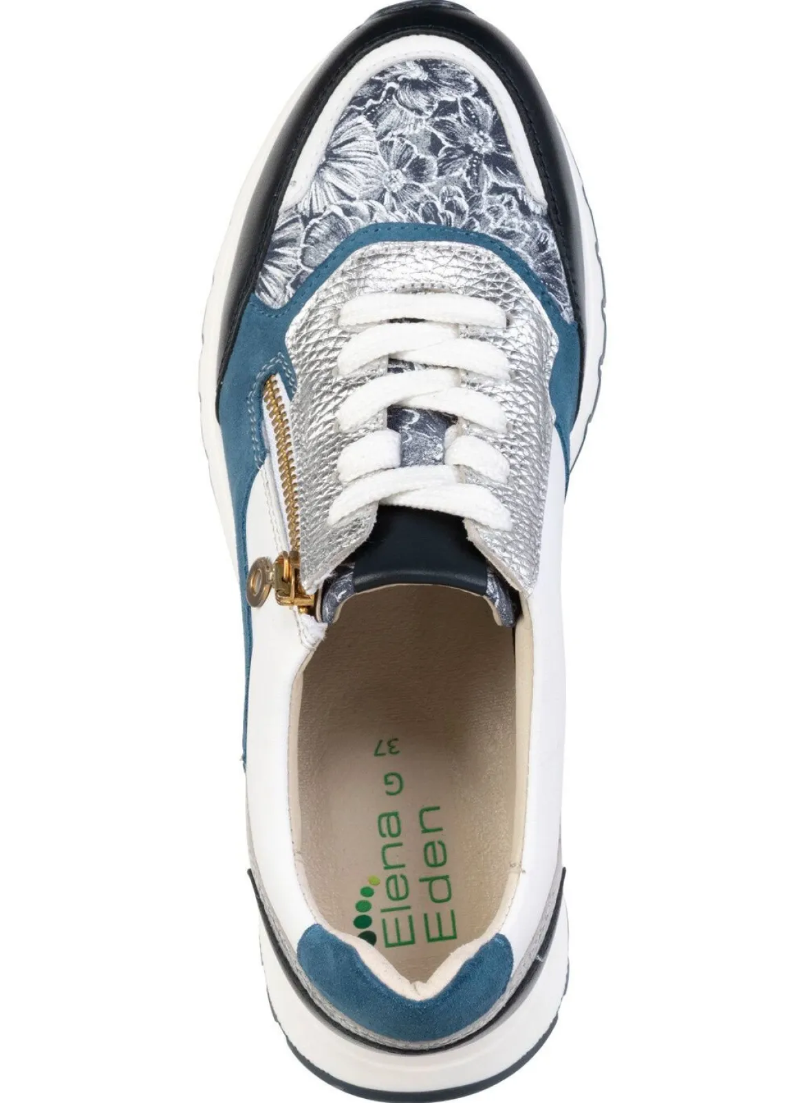 ELENA EDEN, schicke Damen-Sneaker, Weite G, mit herausnehmbarem Fußbett
