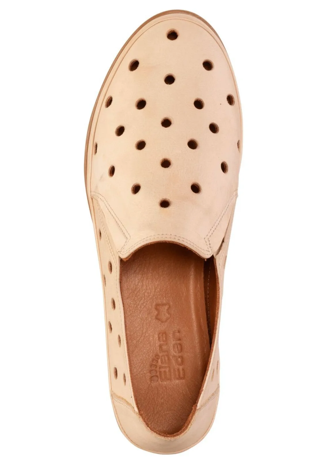 ELENA EDEN Slipper aus weichem Nappaleder mit Lochungen