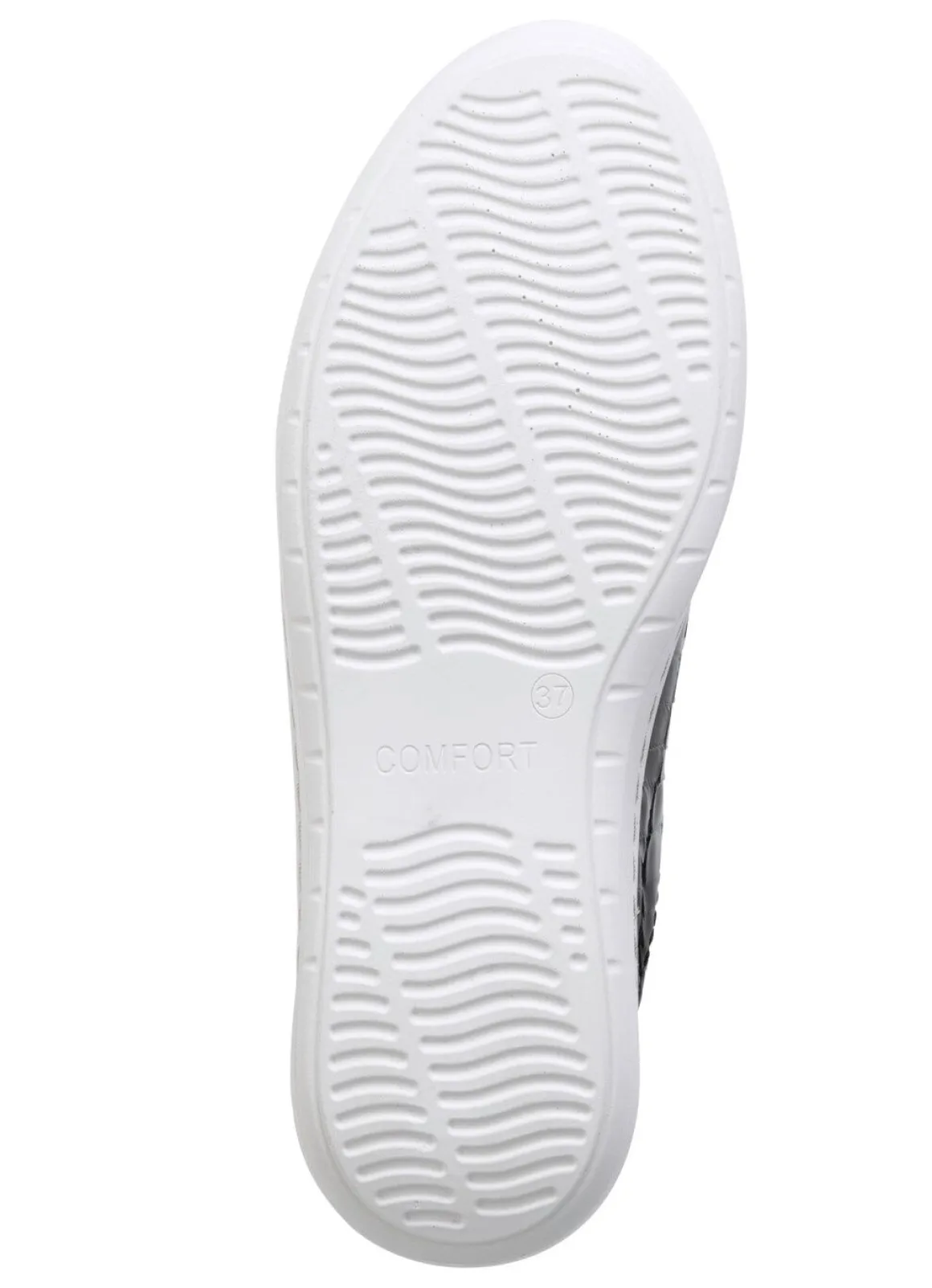 ELENA EDEN Sneaker aus Lackleder mit edlem Metallschmuck