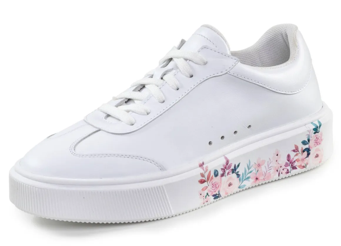ELENA EDEN Sneaker mit Blumen-Dessin