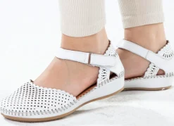 ELENA EDEN, sommerliche Damen-Sandalen, Weite G, aus Leder