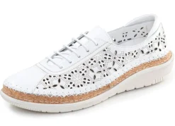 ELENA EDEN, sommerliche Damen-Schnürschuhe, Weite H, mit herausnehmbarem Fußbett