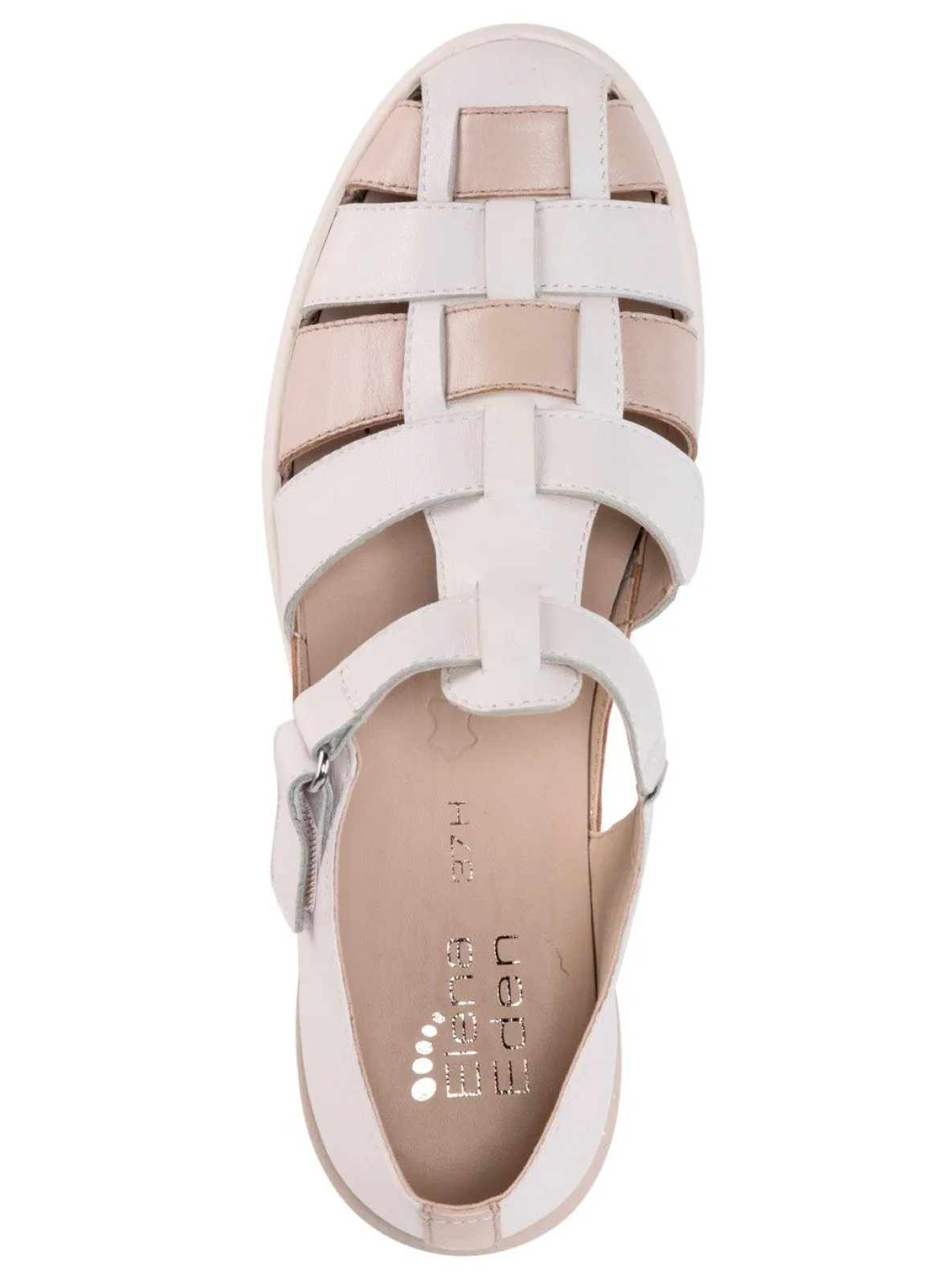ELENA EDEN, sommerliche Damen-Slipper, Weite H, mit herausnehmbarem Fußbett