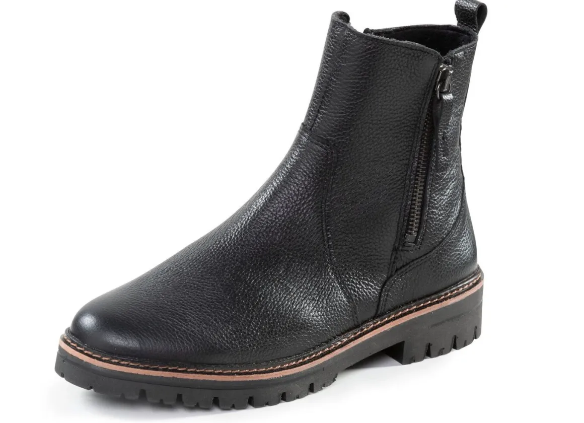 ELENA EDEN Stiefelette aus Veloursleder