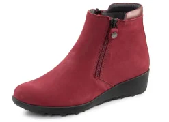 ELENA EDEN Stiefelette mit Nappaleder-Besatz