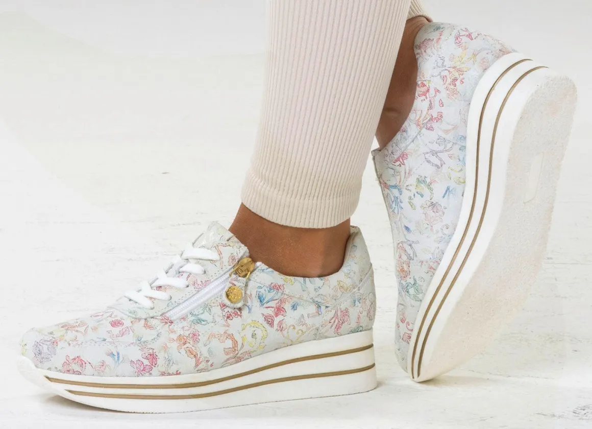 ELENA EDEN, stilvolle Damen-Sneaker, Weite G, mit herausnehmbarem Fußbett