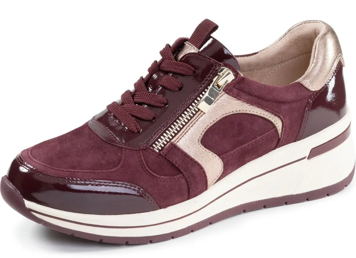 ELENA EDEN, sytlische Damen-Sneaker, Weite H, mit herausnehmbarem Fußbett