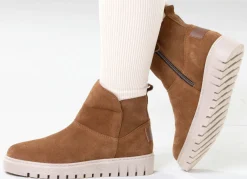 ELENA EDEN, warme Damen-Stiefeletten, Winterschuhe, Weite H, mit herausnehmbarem Fußbett