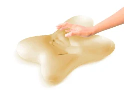 Ergonomisch geformtes Schmetterlingskissen