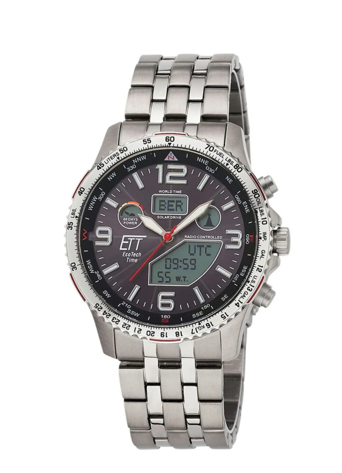ETT EGS-11572-21M Funk-Solar-Herrenuhr