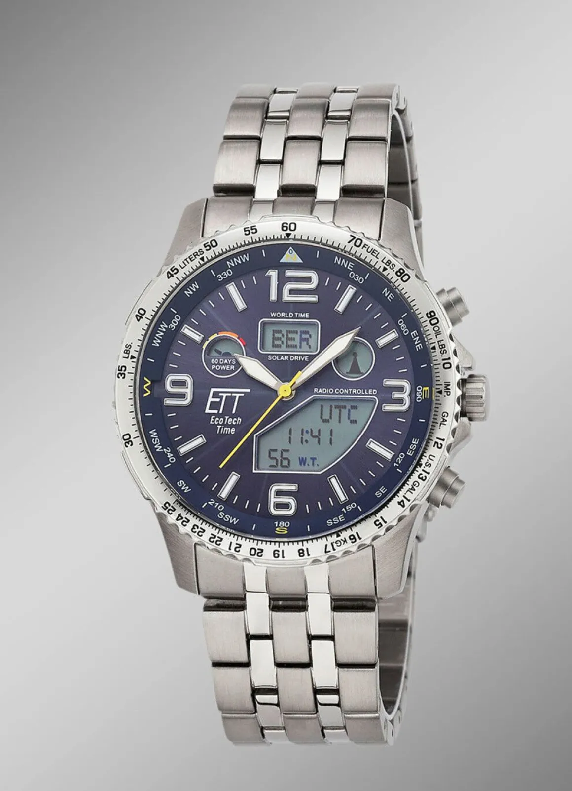 ETT EGS-11575-31M Professional Funk-Solar-Herrenuhr