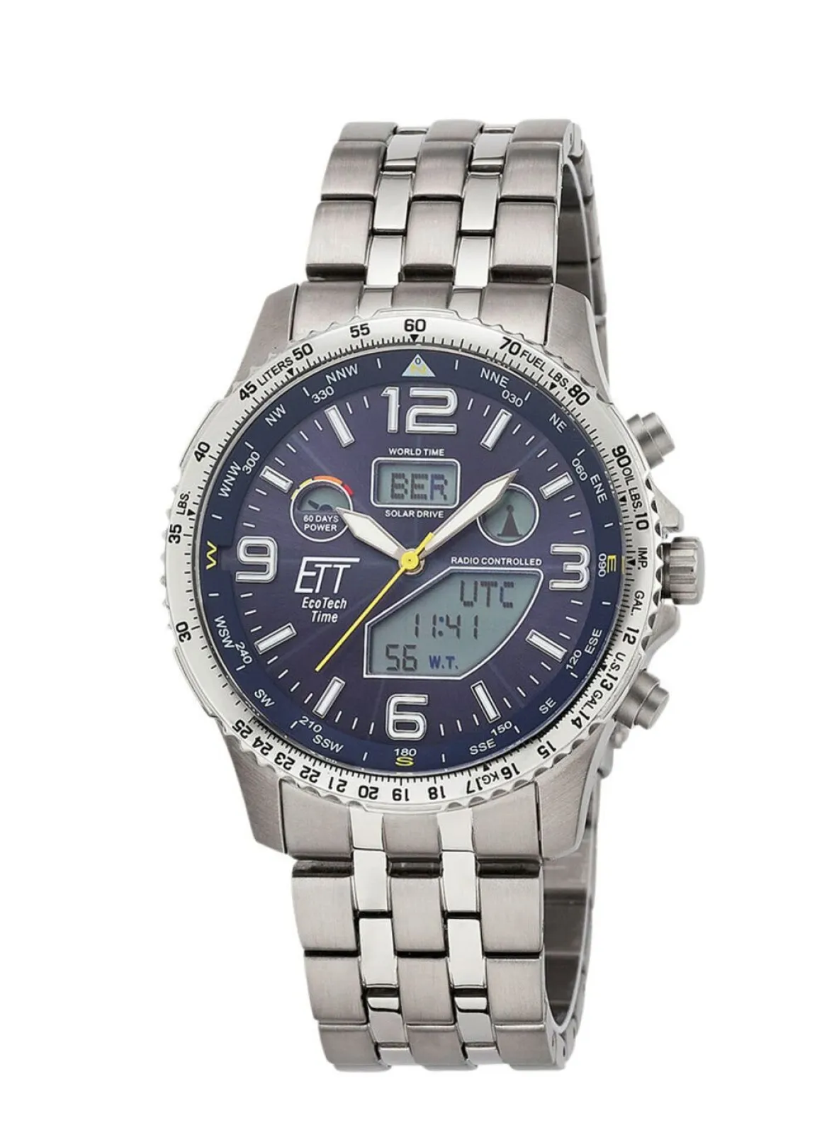 ETT EGS-11575-31M Professional Funk-Solar-Herrenuhr
