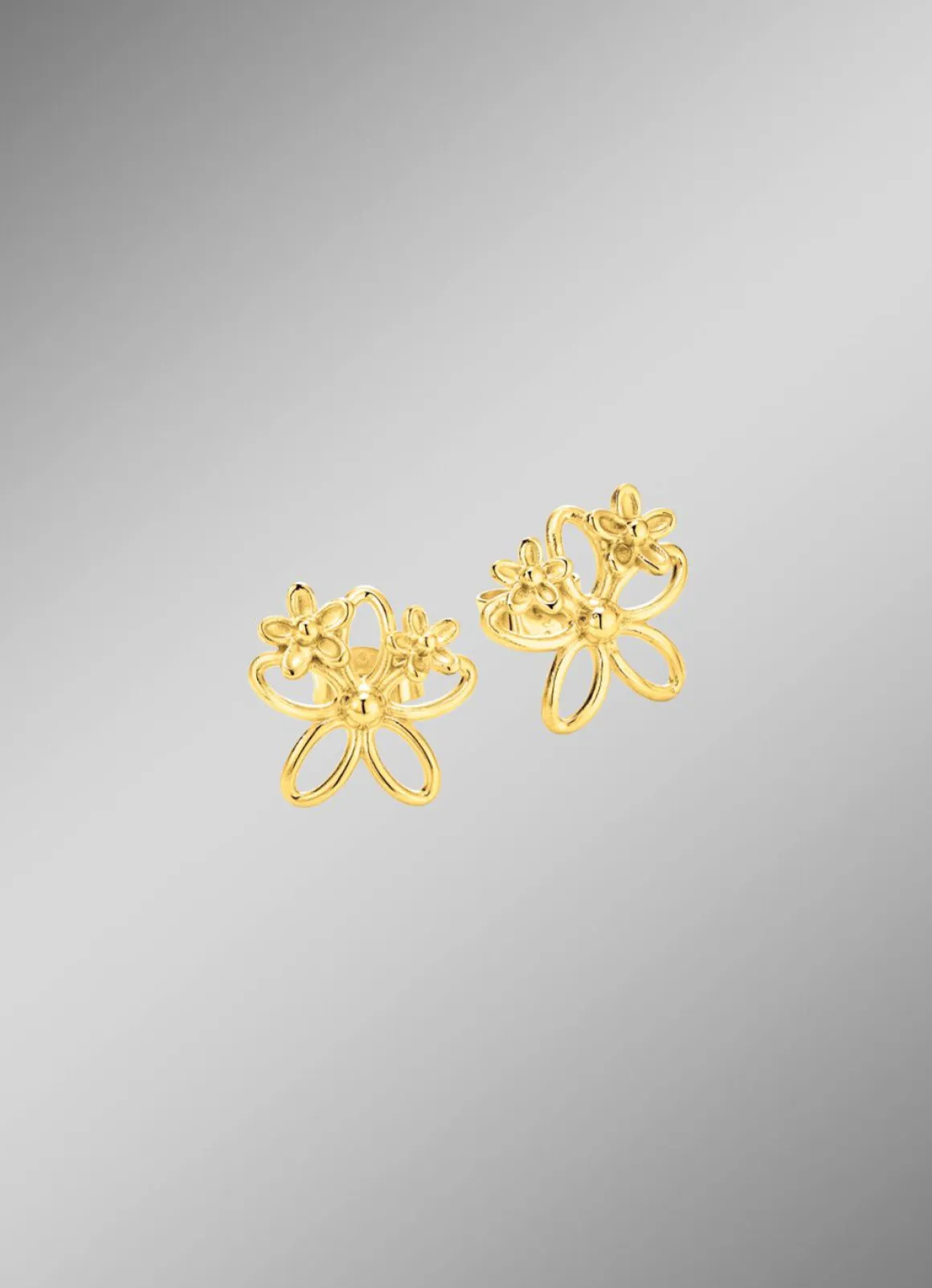 Filigrane Ohrstecker im Blumendesign