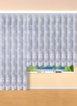 Floral dessinierter Store mit Universalschienenband