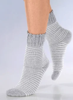 Fünferpack Socken mit kuscheliger Frottier-Innenseite