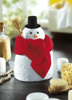 Frottier-Set Schneemann, 3-teilig