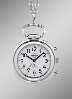 Funk-Anhängeruhr mit sprechender Zeitansage auf Knopfdruck