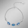 Funkelnde Eleganz in Blau – Armband mit Swarovski-Kristalle