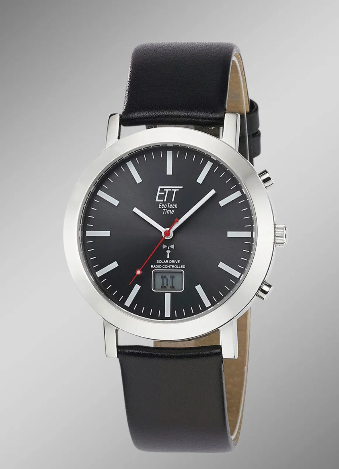 Funkgesteuerte Herrenuhr mit Solar-Antrieb