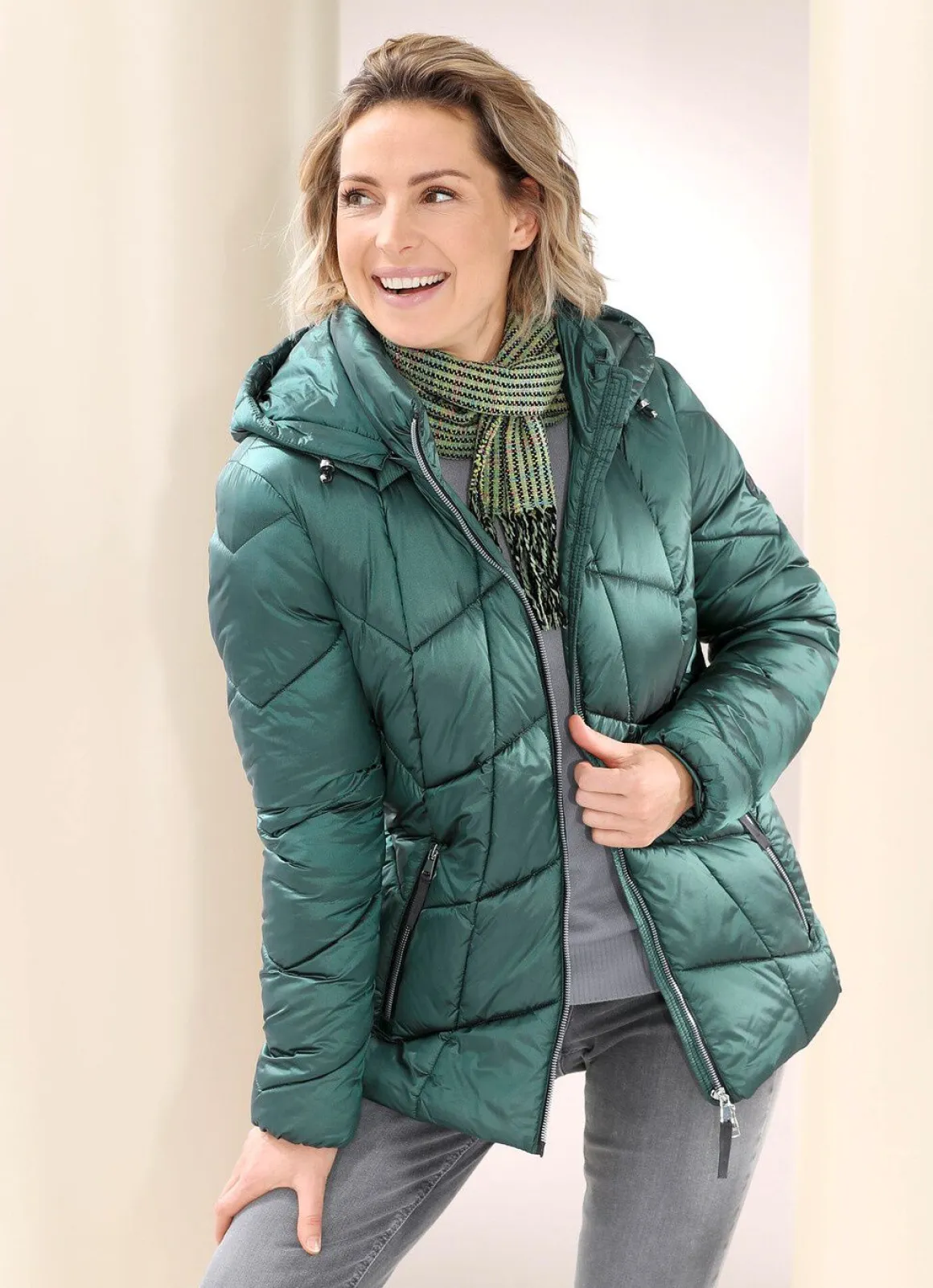 Funktionsjacke aus recycelten Fasern