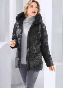 Funktionsjacke mit fester Kapuze