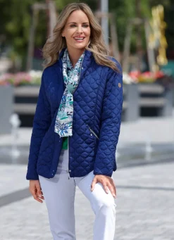 Funktionsjacke mit interessantem Stepp