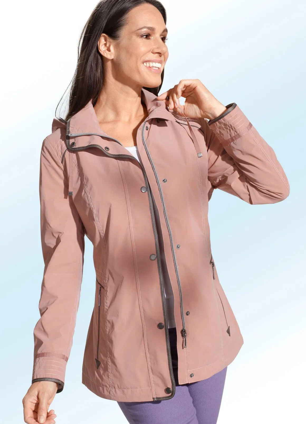Funktionsjacke mit PU Beschichtung