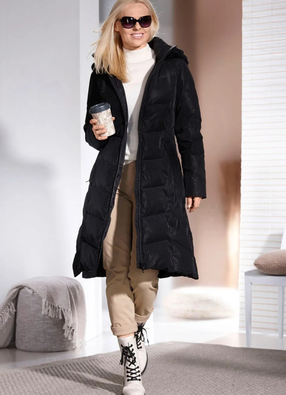 Funktionsmantel im Puffer-Style