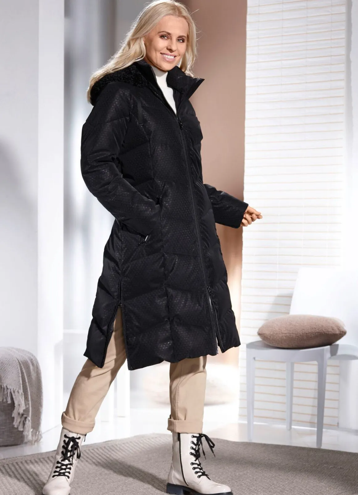 Funktionsmantel im Puffer-Style