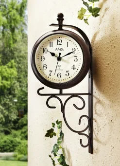 Funk-Wanduhr mit Thermometer