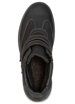 Gefütterte Damen-Boots, Winterschuhe, Weite H, mit Plüsch