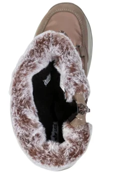 Gefütterte Damen-Stiefel, Winterschuhe, mit Reißverschluss
