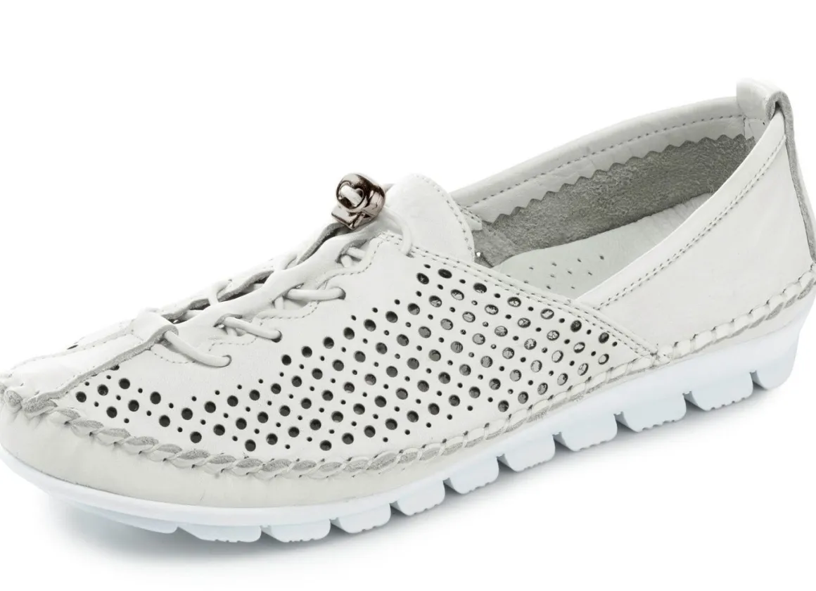 Gemini, bequeme Damen-Slipper, Weite G, mit herausnehmbarem Fußbett