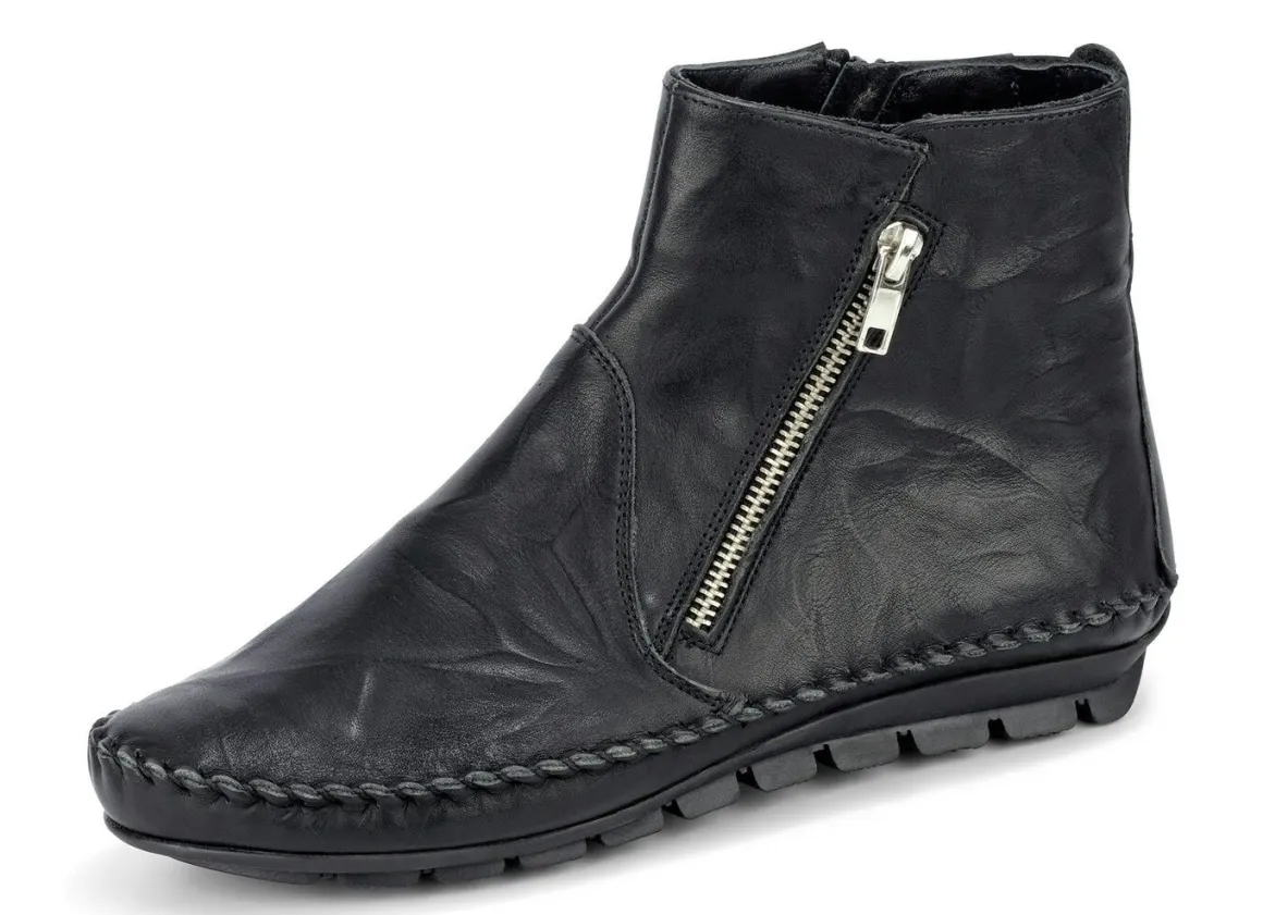 Gemini, bequeme Damen-Stiefeletten, Weite G, mit herausnehmbarem Fußbett