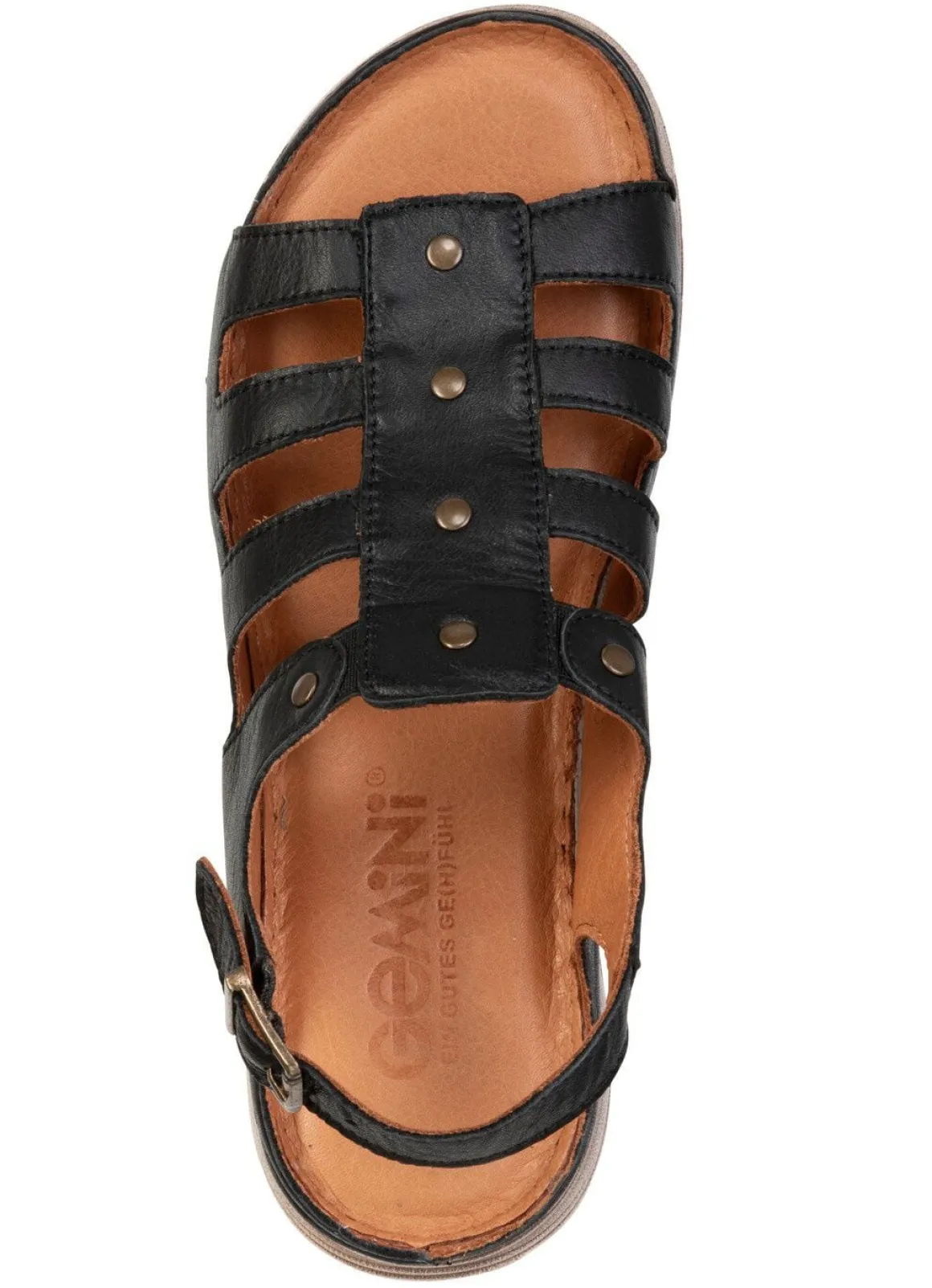 Gemini, klassische Damen-Sandalen, Weite G, aus Leder
