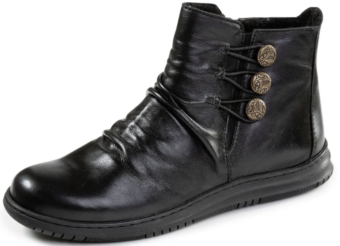 Gemini, modische Damen-Boots, Winterschuhe, Weite G, mite herausnehmbarem Fußbett