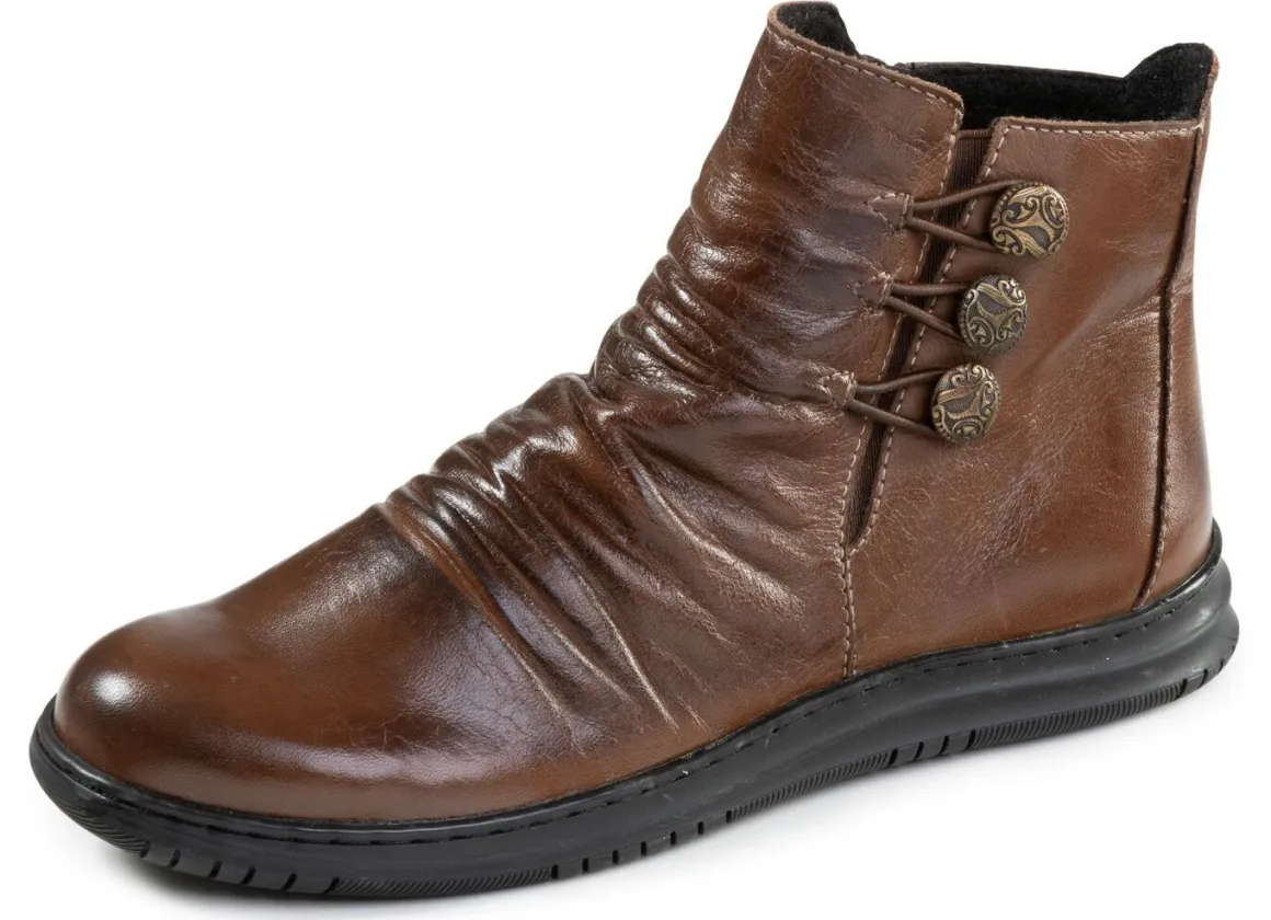 Gemini, modische Damen-Boots, Winterschuhe, Weite G, mite herausnehmbarem Fußbett