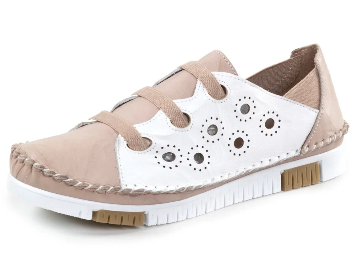 Gemini Mokassin-Slipper mit dezenter Knitter-Struktur