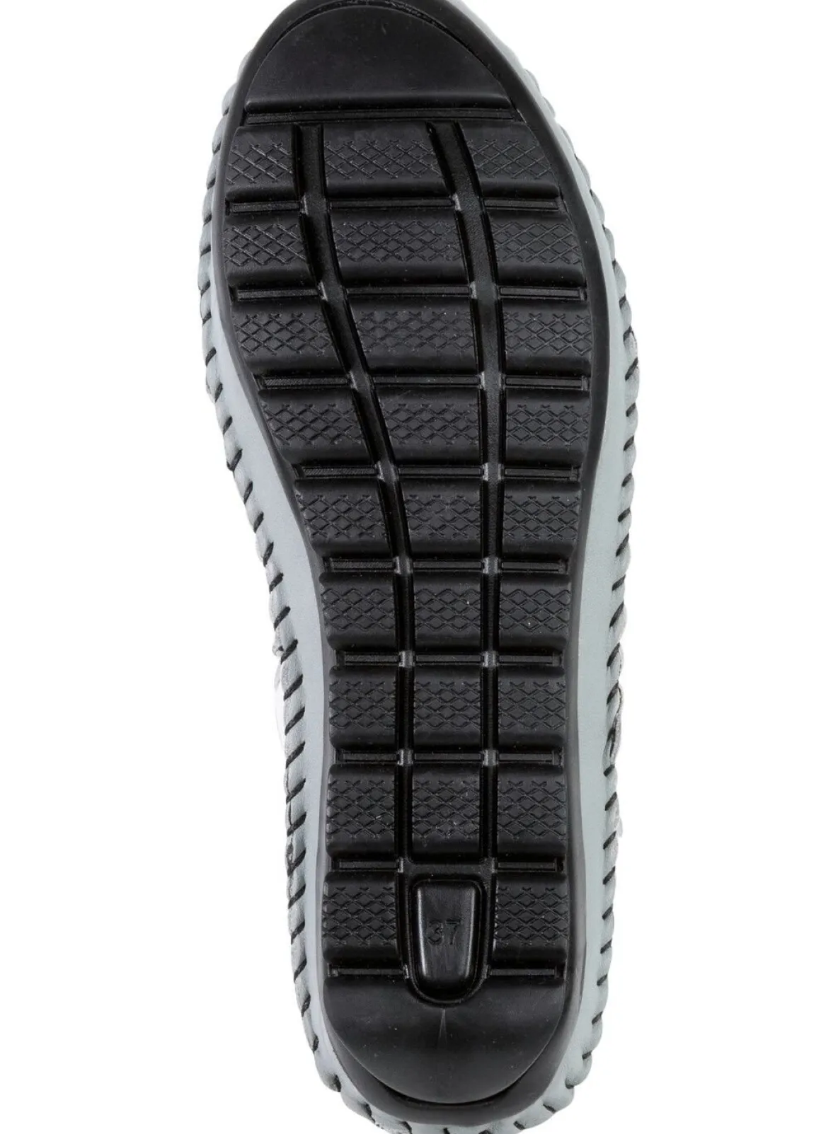 Gemini Mokassin-Stiefelette mit Knitter-Struktur