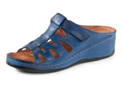 Gemini Pantolette aus teilweise schattiertem Rind-Nappaleder