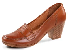 Gemini Pumps aus teilweise schattiertem Rind-Nappaleder