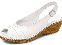 Gemini, schicke Damen-Sandaletten, Weite G, mit Gummizug