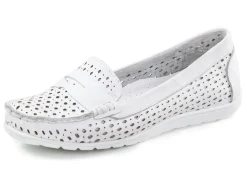 Gemini Slipper aus Nappaleder mit Lederspange