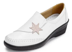 Gemini Slipper mit Leder-Applikation
