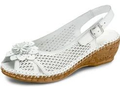 Gemini, sommerliche Damen-Sandaletten, Weite G, mit Gummizug