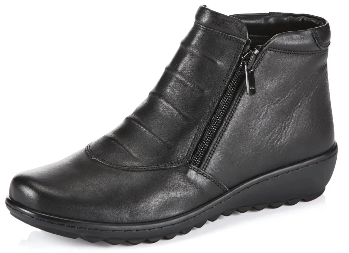 Gemini Stiefelette aus Rind-Nappaleder