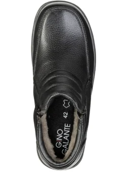 GINO GALANTE, gefütterte Herren-Boots, Winterschuhe, mit Lammfell