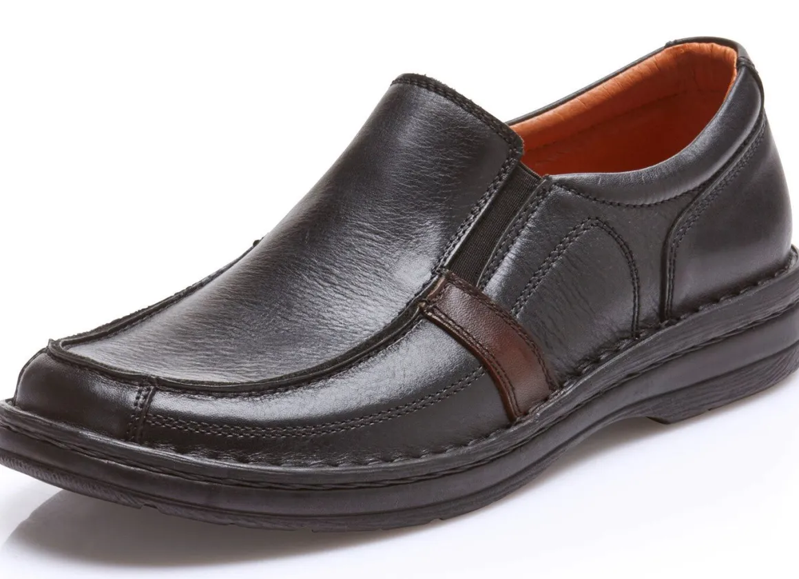 GINO GALANTE, klassische Herren-Slipper, mit herausnehmbarem Fußbett